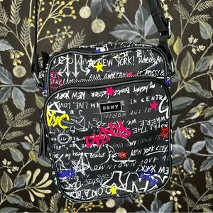 DKNY Graffiti Crossbody Bag